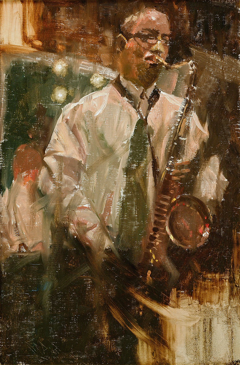 New Orleans Jazz Musician on Bourbon Street